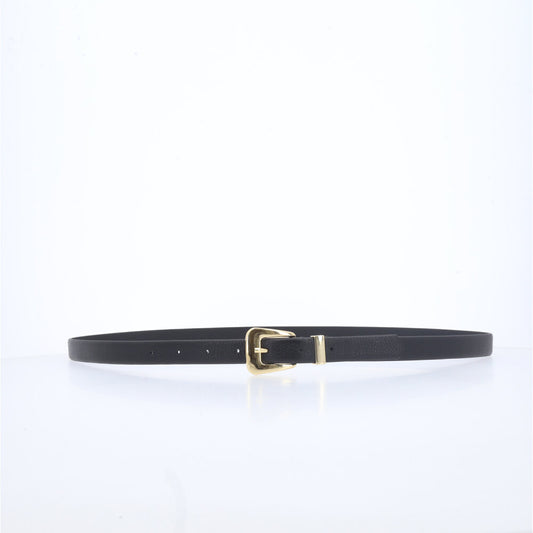 Cinto Feminino em Couro Preto