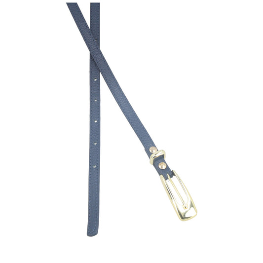 Cinto de Couro Azul escuro