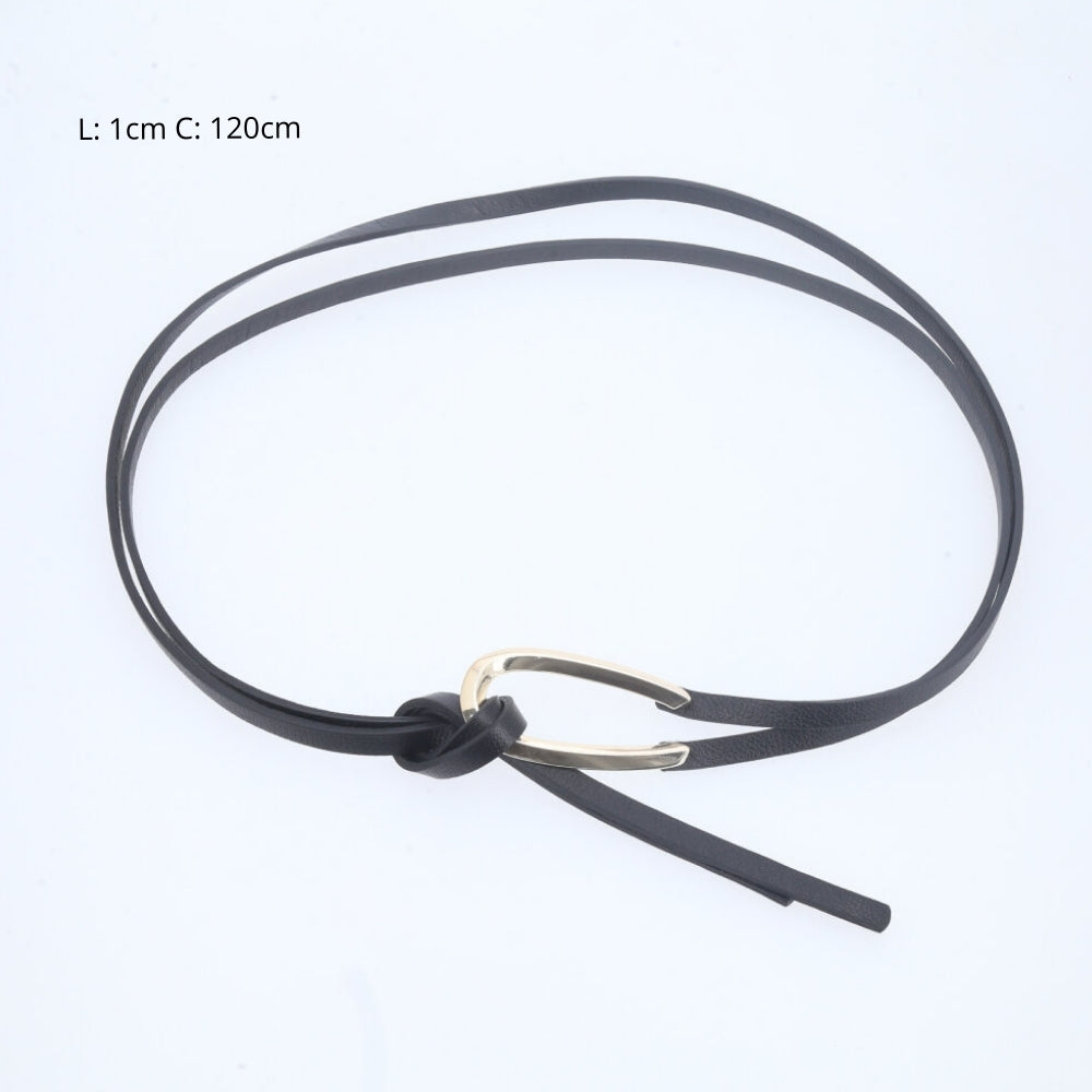 Cinto de Couro Preto