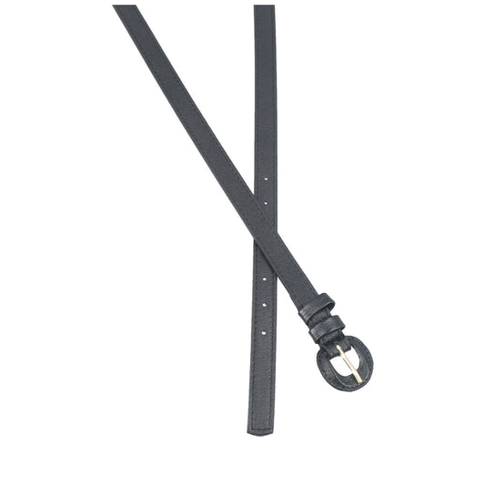 Cinto de Couro Plus Size Milena Bauarte Preto