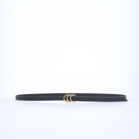 Cinto de Couro Preto