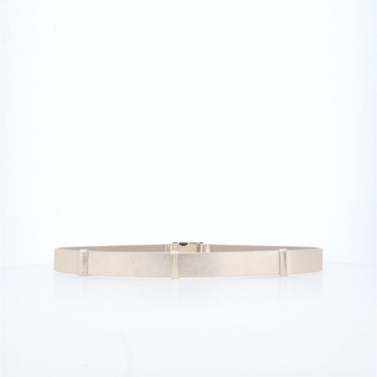 Cinto de Couro Plus Size Ouro claro