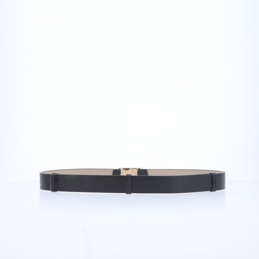 Cinto de Couro Plus Size Preto