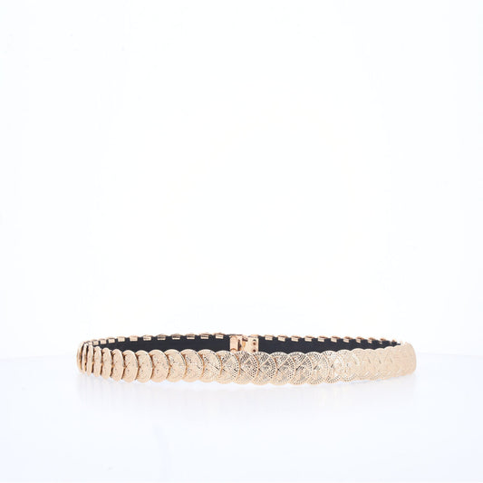 Cinto Feminino Moeda de Metal Ouro