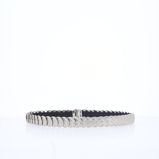 Cinto Feminino Moeda de Metal Prata