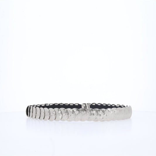 Cinto feminino Moedas de Metal Prata