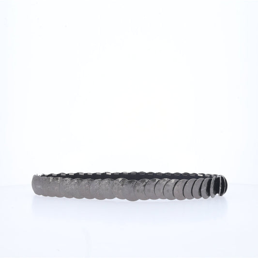 Cinto feminino Moedas de Metal Preto