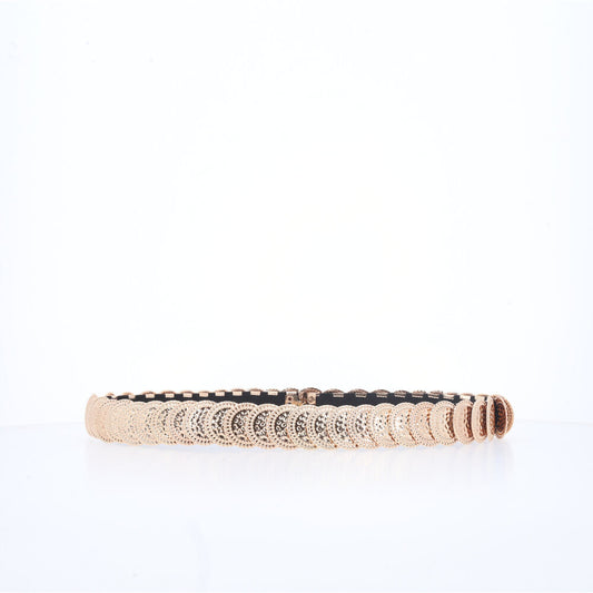 Cinto Feminino Moedas de Metal Ouro
