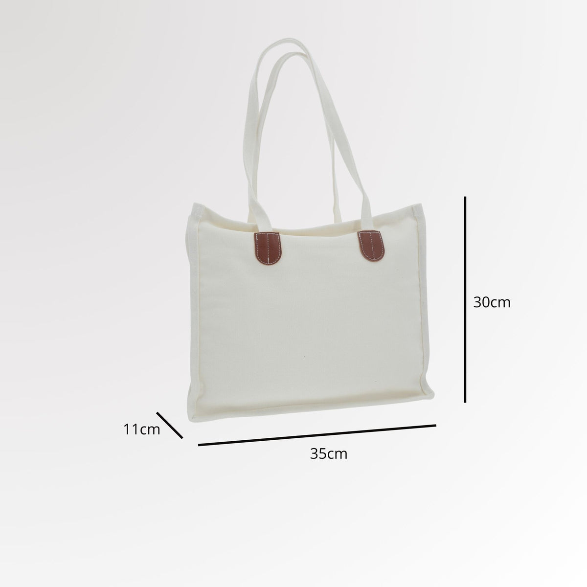 Bolsa Verão em Tecido com Alça de Ombro Fixa Branco