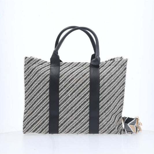 Bolsa Média Alça Transversal Preto