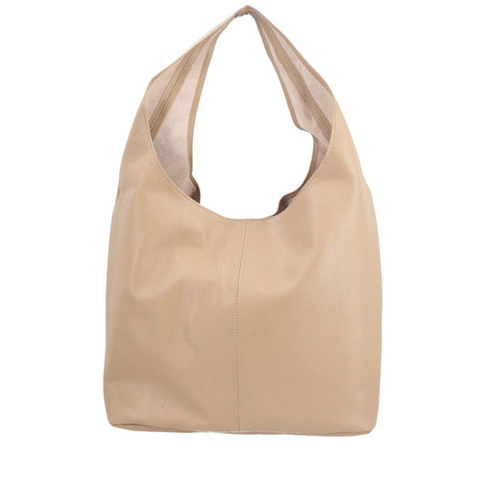 Bolsa Hobo Feminina em Couro com Carteira Bege