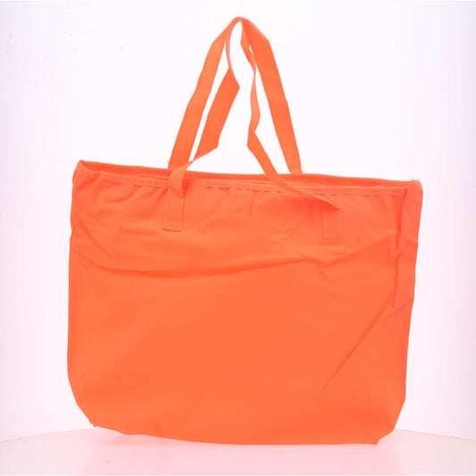 Bolsa de Silicone Feminina com Carteira de Mão Laranja