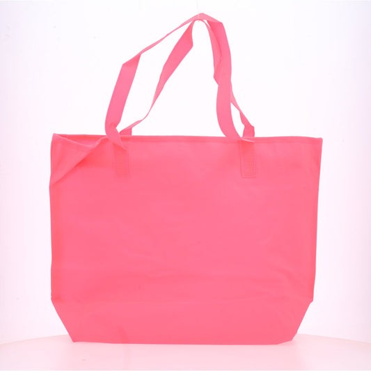 Bolsa de Silicone Feminina com Carteira de Mão Rosa