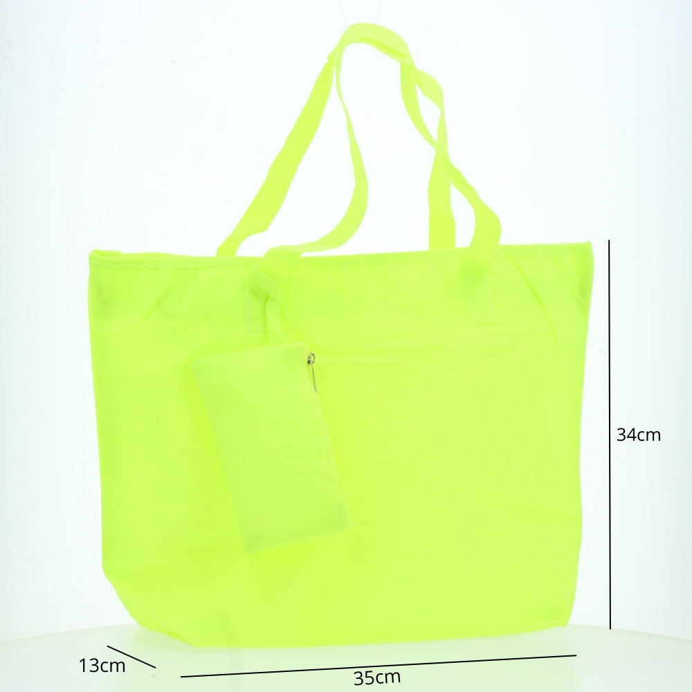 Bolsa de Silicone Feminina com Carteira de Mão Verde claro