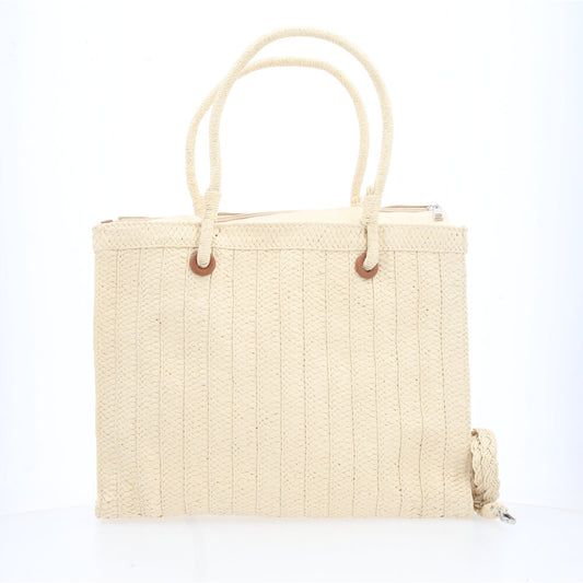 Bolsa Verão com Alça Transversal Bege