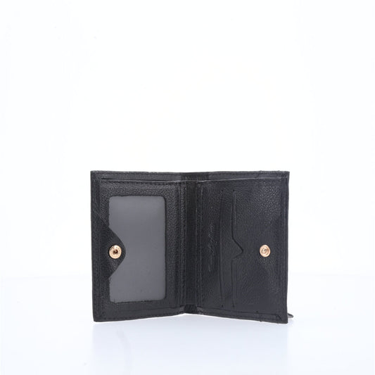 Carteira Feminina em Couro Preto