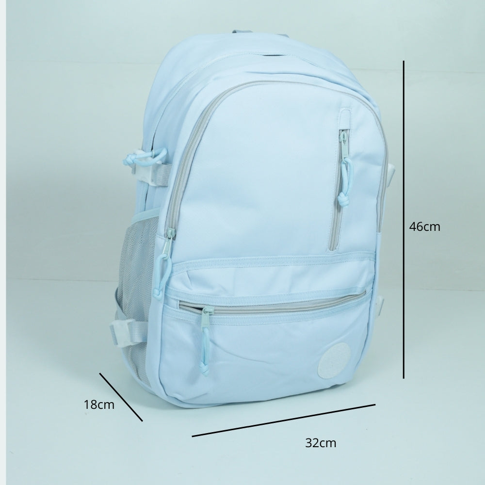 Mochila em Tecido com Organização Prática Azul