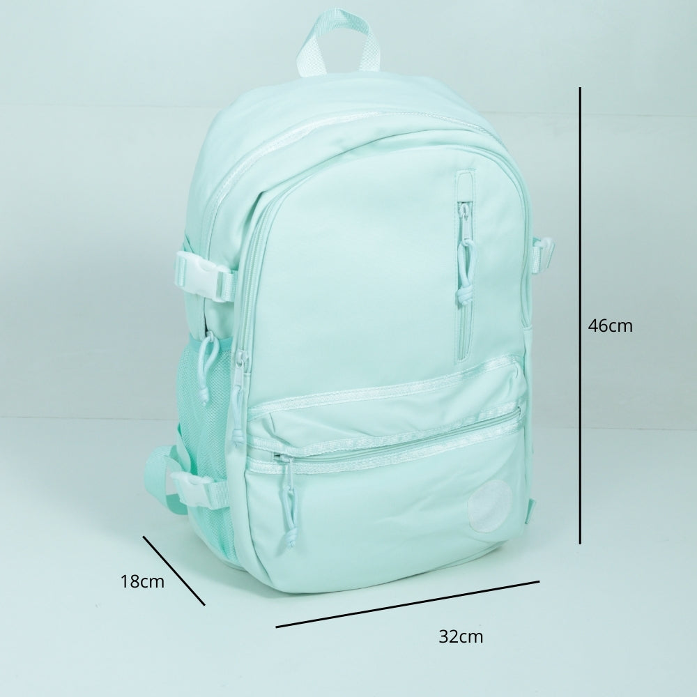 Mochila em Tecido com Organização Prática Verde