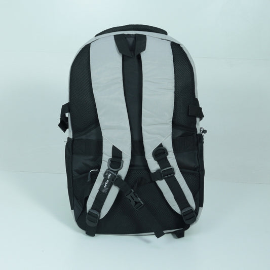 Mochila Masculina em Tecido com Regulagens Cinza