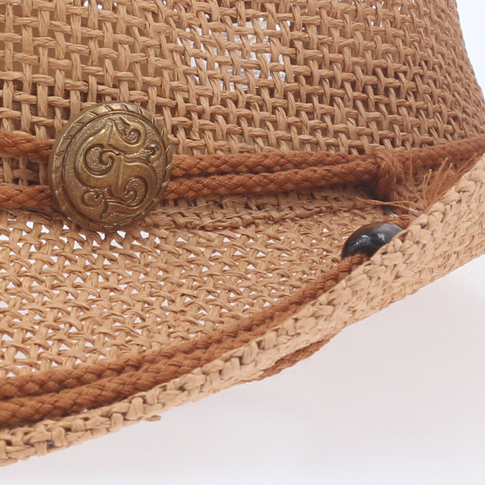 Chapéu de Palha Country Caramelo