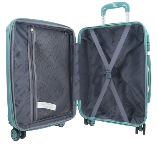 Mala de Bordo ABS TSA com 360° Verde