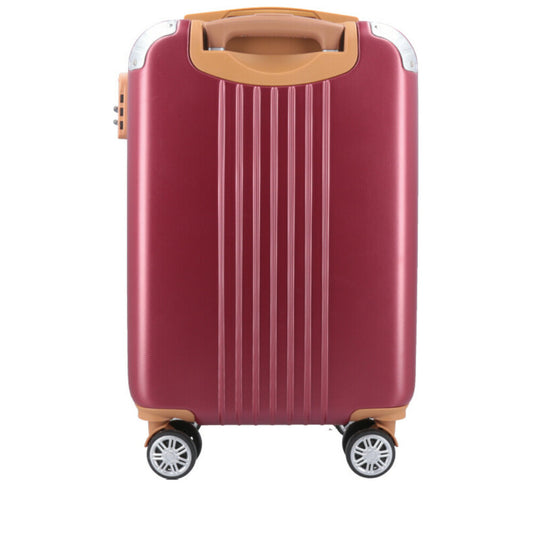 Mala de Bordo ABS TSA com 360° Santino Vermelho