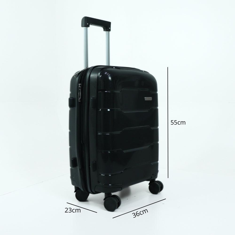 Mala Bordo de Polipropileno Pequena Preto