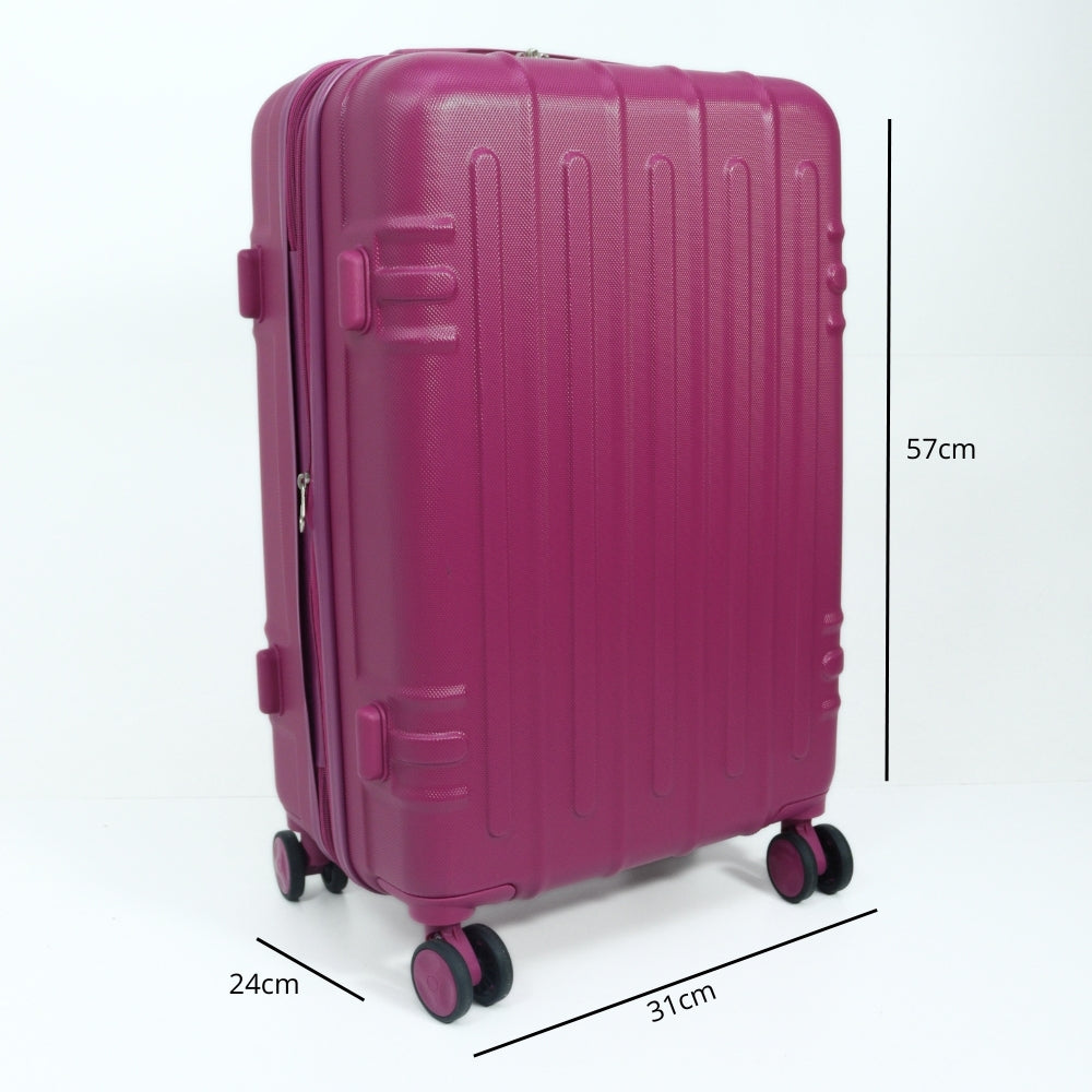 Mala de Viagem Média em ABS Pink