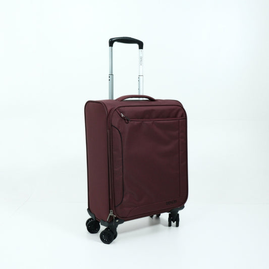 Mala de Bordo Pequena Super Leve em Tecido Vinho