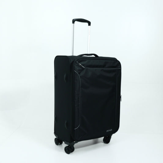 Mala de Viagem Média Super Leve em Tecido Preto