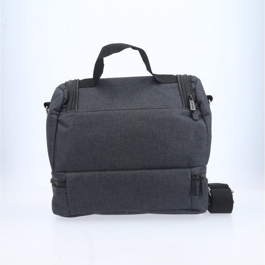 Lancheira Jacki Design Bolsa Térmica Fitness Marmita Preto