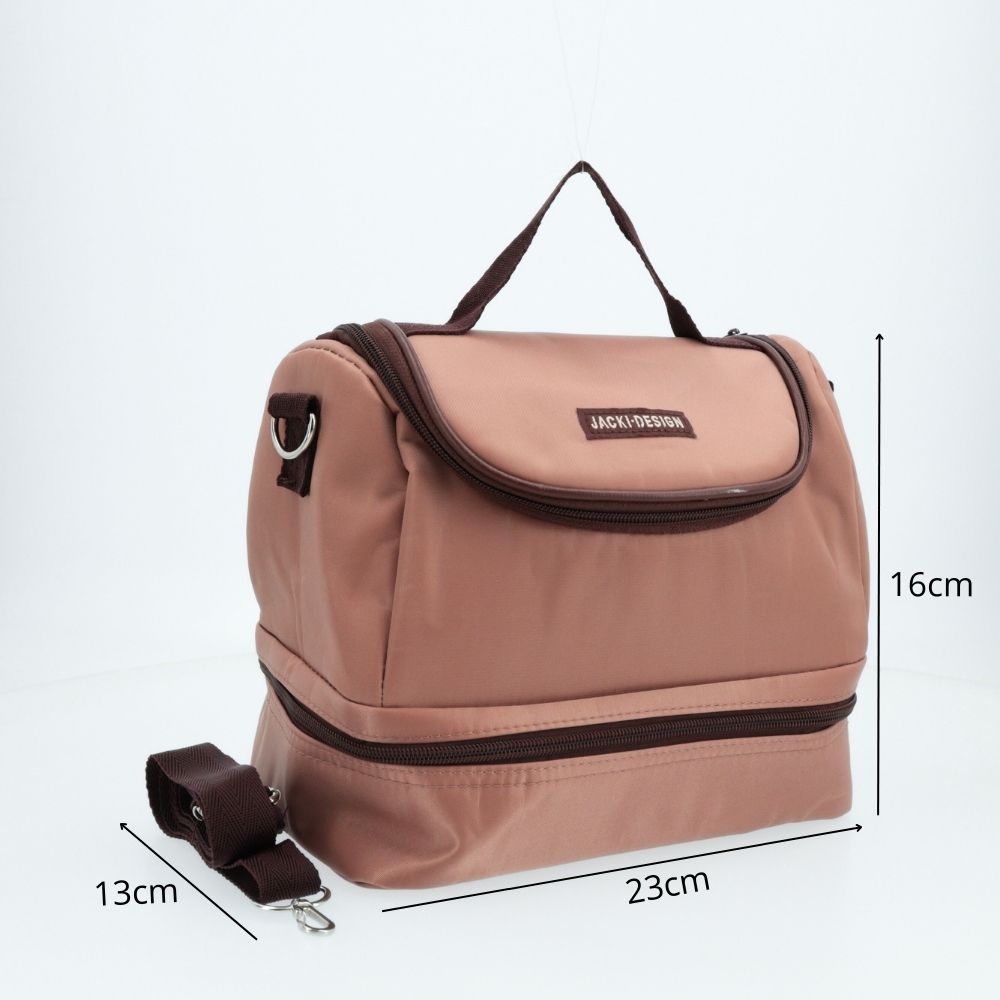 Lancheira Jacki Design Bolsa Térmica Fitness Marmita Viagem Rosa