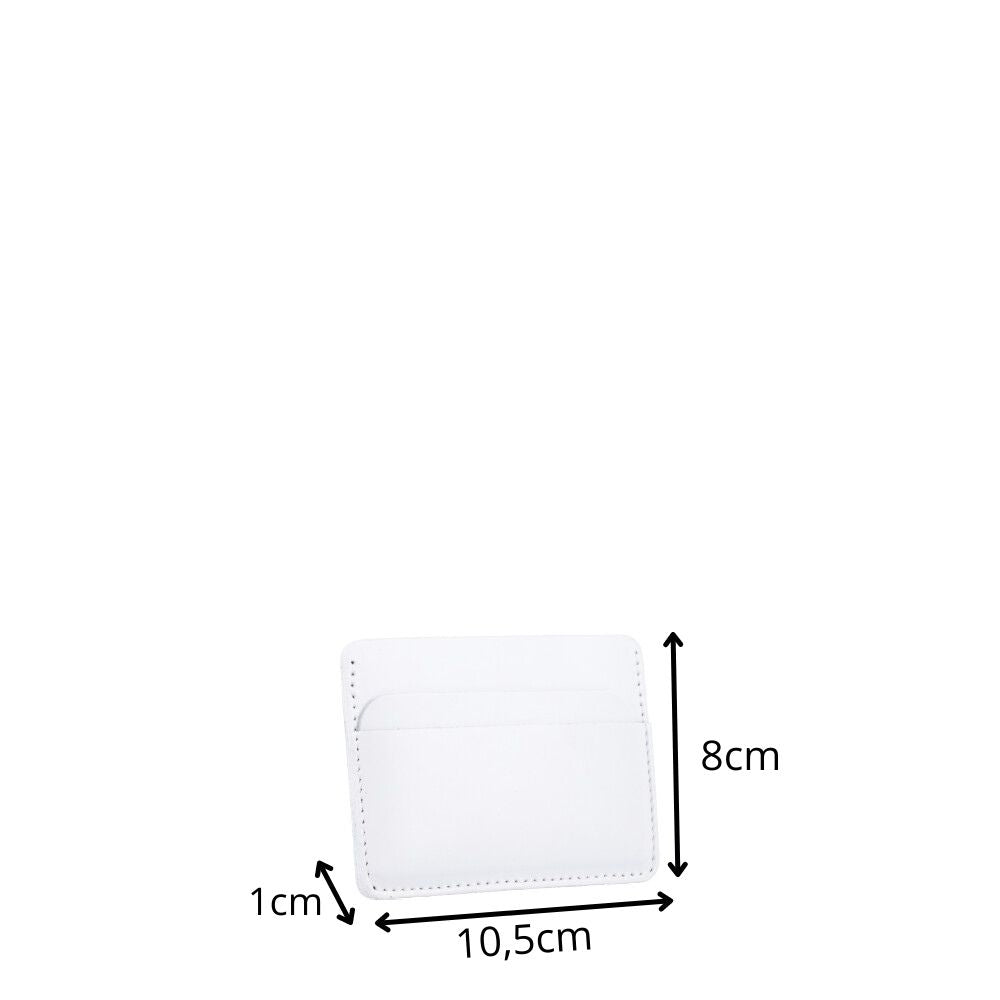 Porta Cartão Divina em Couro Bauarte Marfim