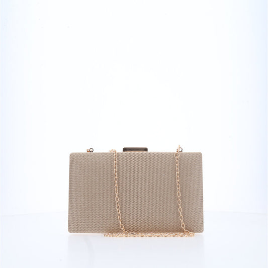 Bolsa Clutch Feminina Transversal Luxo Festa Ouro