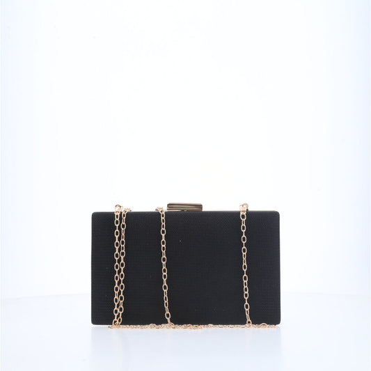 Bolsa Clutch Feminina Transversal Luxo Festa Preto