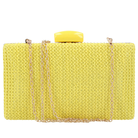 Bolsa Clutch de Ráfia Verde claro