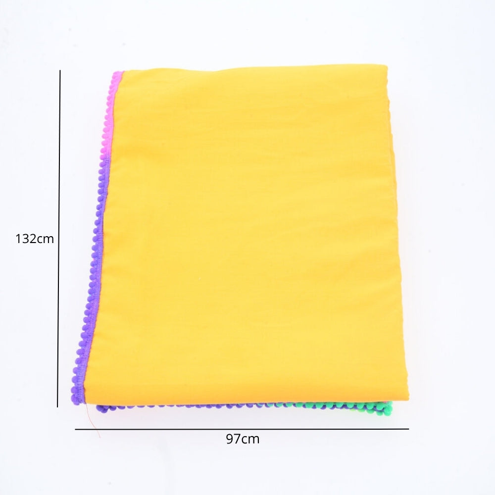 Canga de Praia Atoalhada Feminina Estampa Lisa – Toalha Versátil Verão
Amarelo