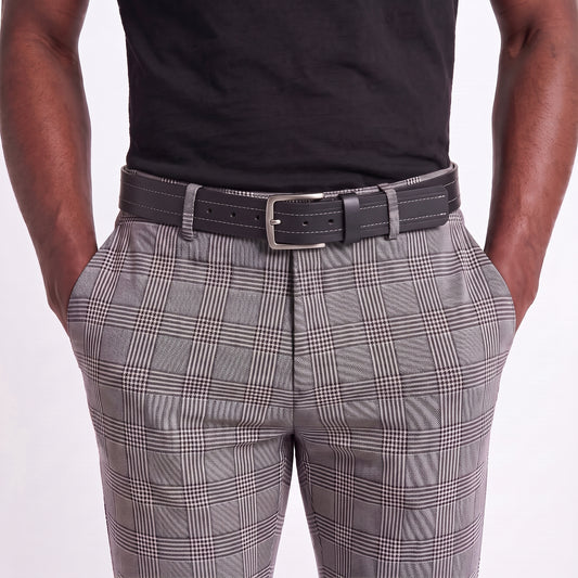 Cinto Masculino em Couro Preto