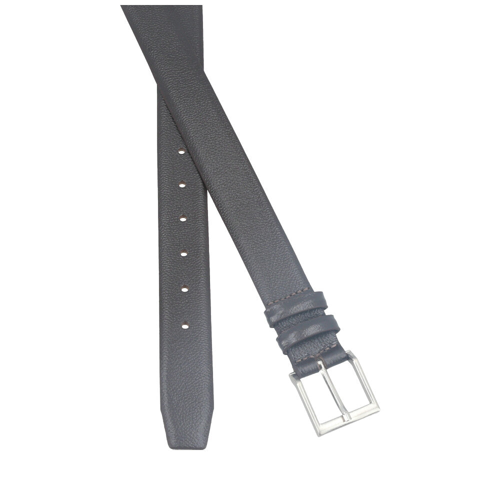 Cinto Masculino de Couro com Fivela de Metal  Marrom