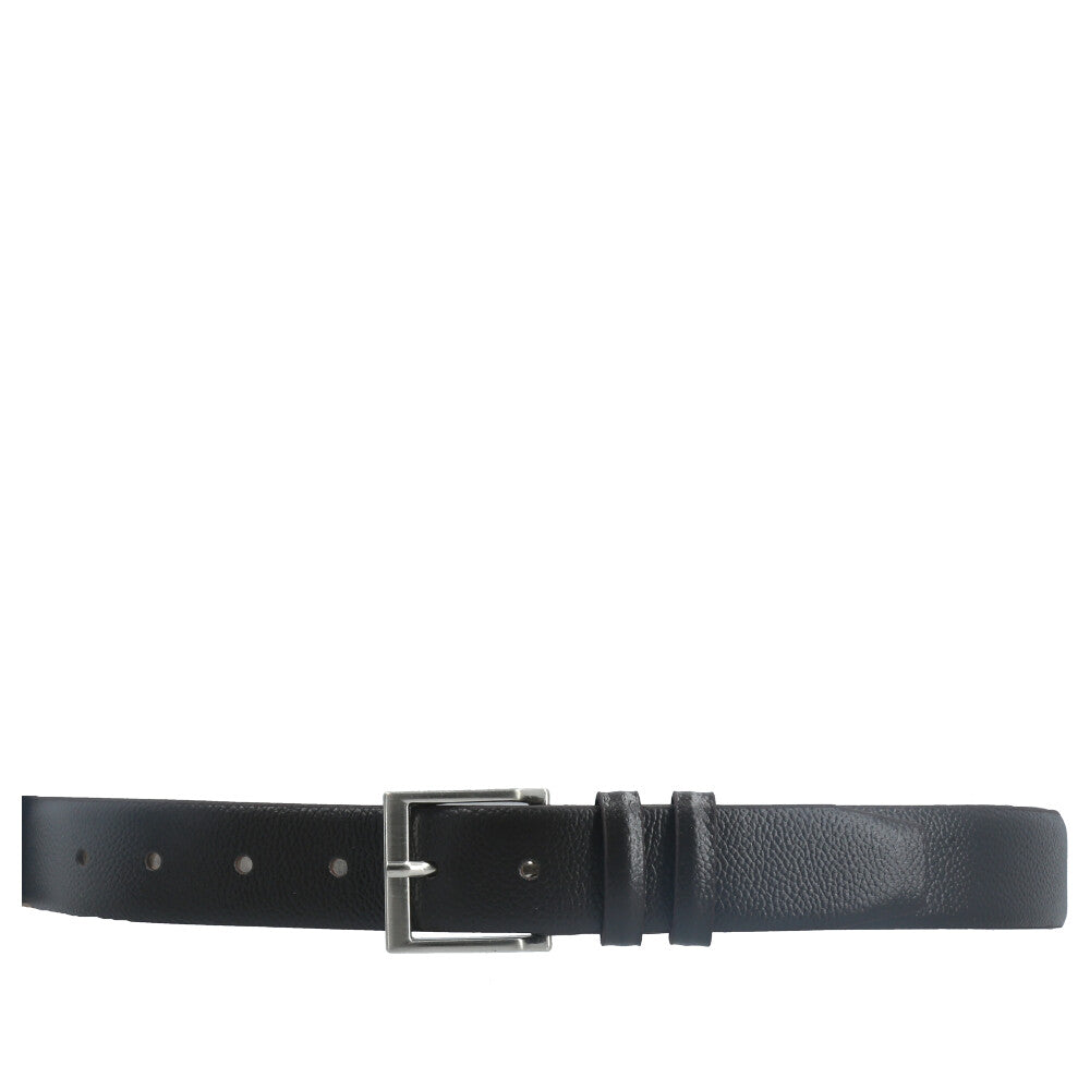 Cinto Masculino de Couro com Fivela de Metal  Marrom