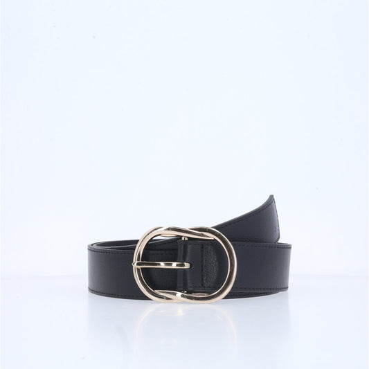 Cinto Feminino em Couro Preto