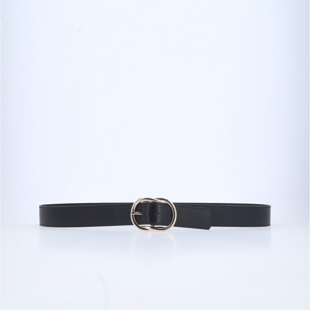 Cinto Feminino em Couro Preto
