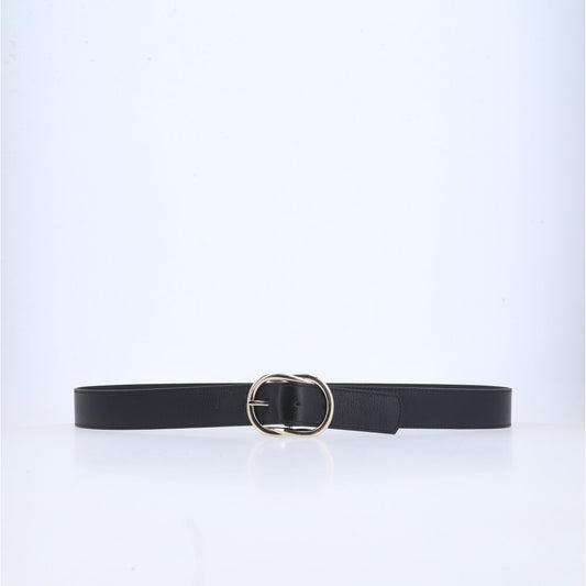 Cinto Feminino em Couro Preto