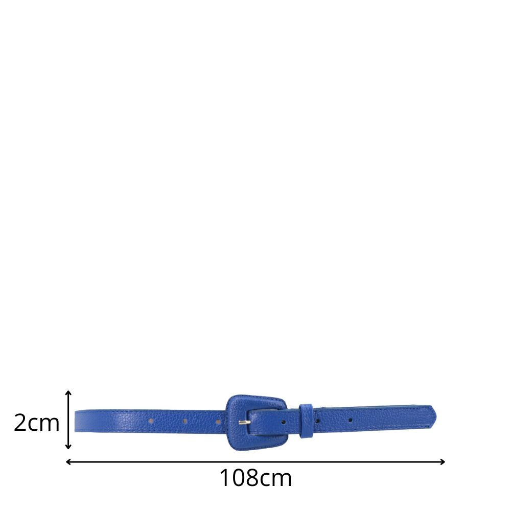 Cinto de Couro Magnólia Bauarte  Azul