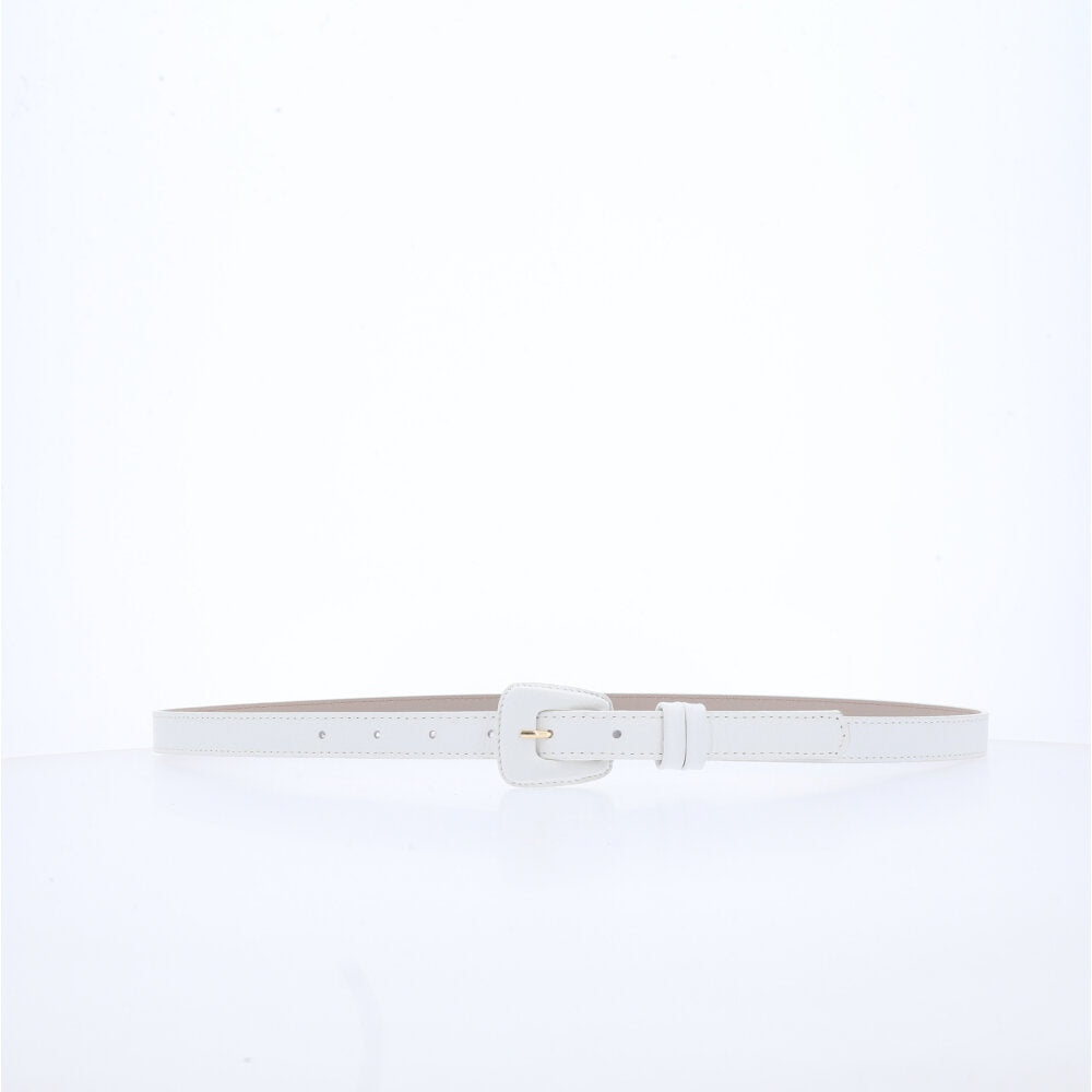 Cinto de Couro Magnólia Bauarte  Branco