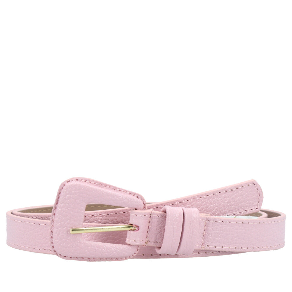 Cinto de Couro Magnólia Bauarte  Rosa claro