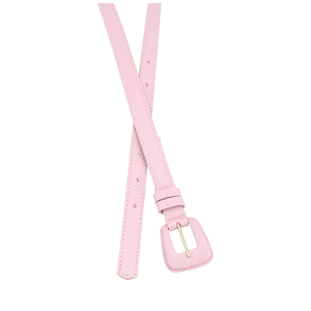 Cinto de Couro Magnólia Bauarte  Rosa claro