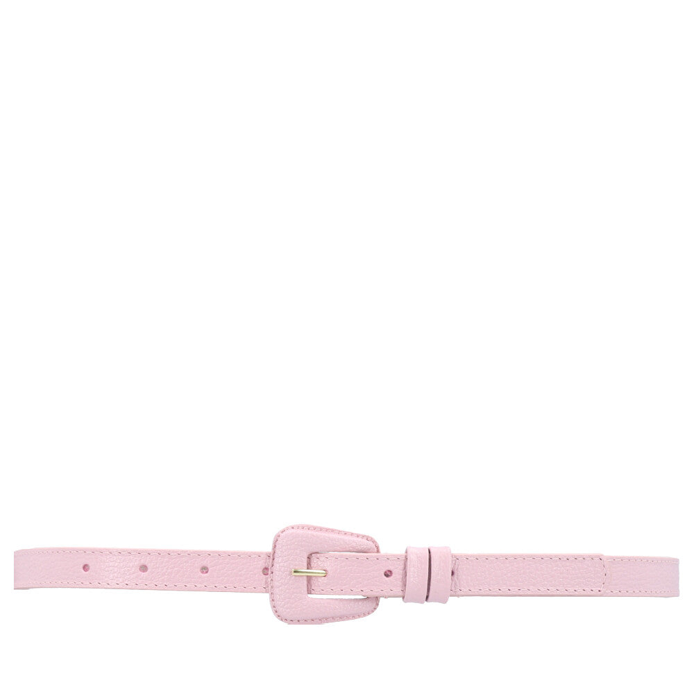 Cinto de Couro Magnólia Bauarte  Rosa claro