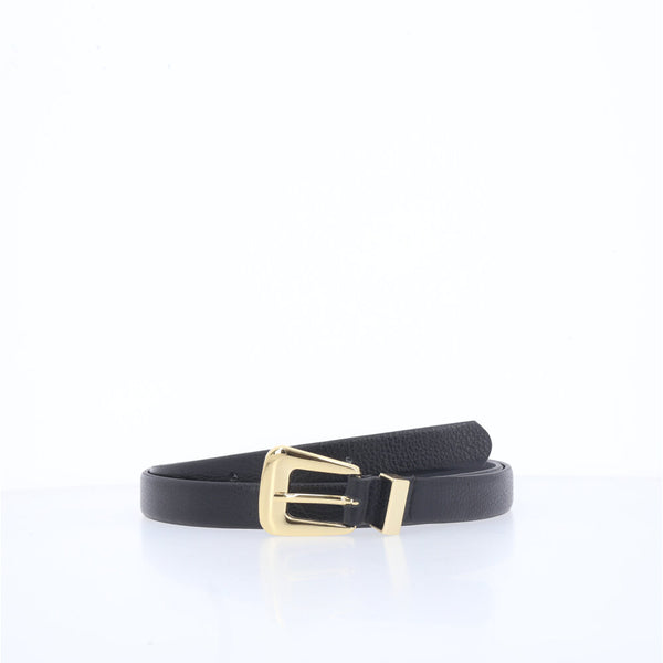 Cinto Feminino em Couro Preto