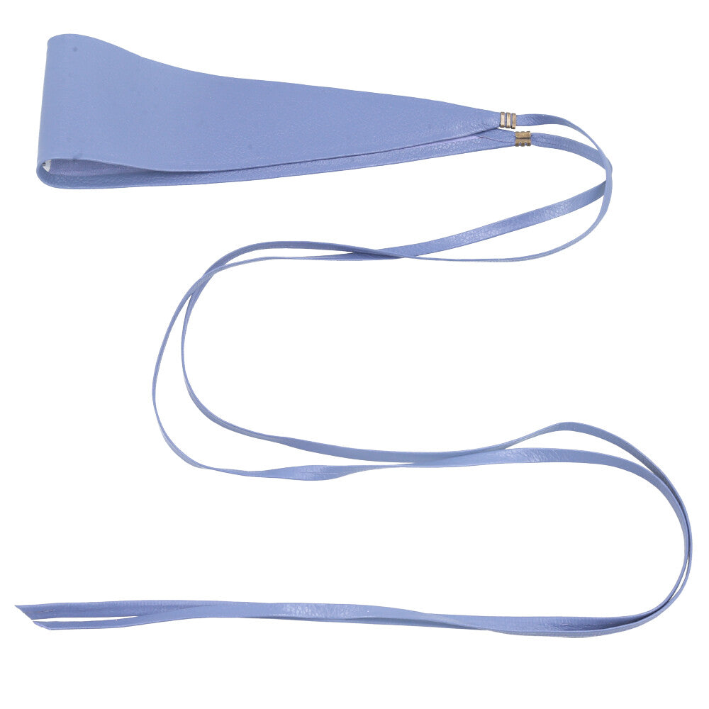Cinto Faixa Feminino Couro Legítimo Azul